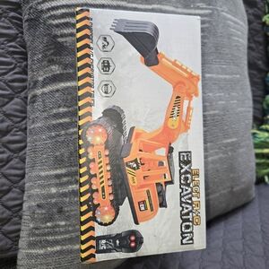 Electric RC Excavator Toy - Orange